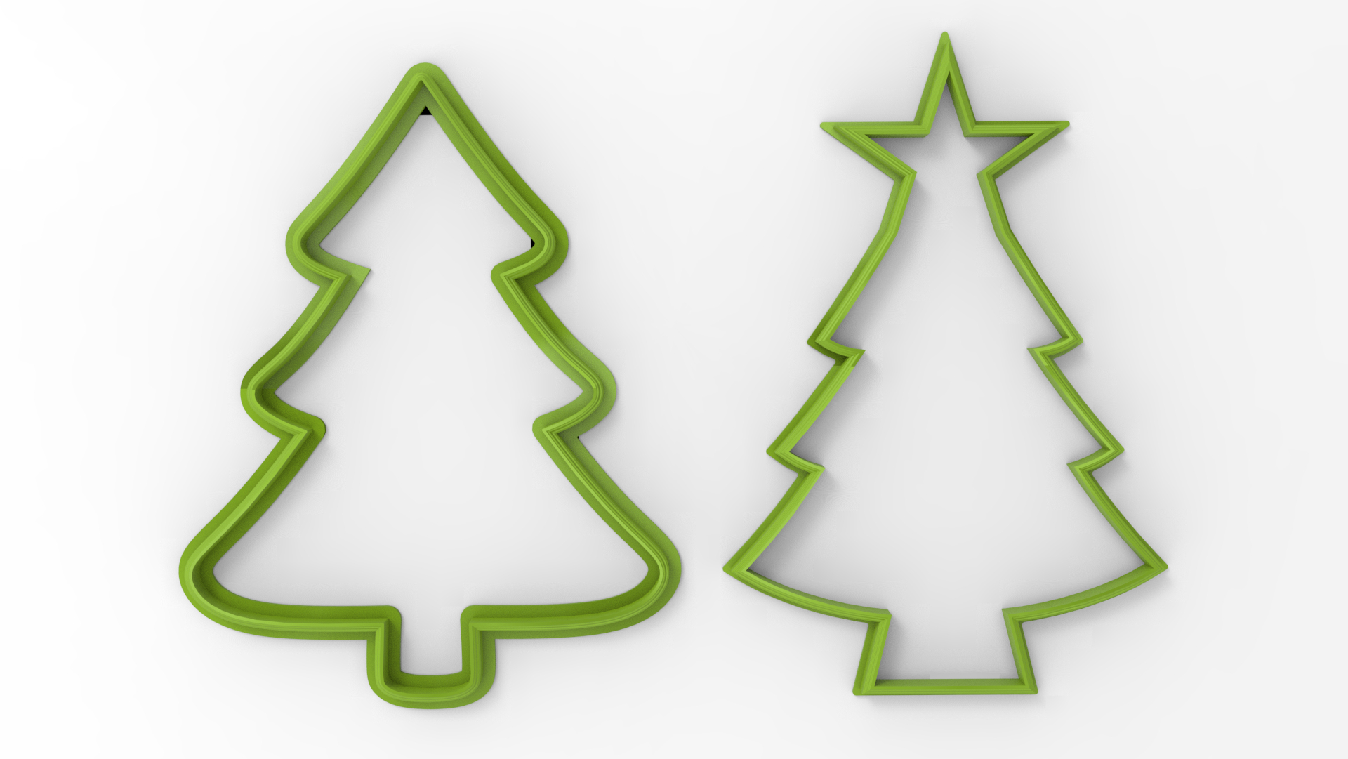 🎄 Christmas Tree Cookie Cutter・ Stl File For ・Cults throughout Christmas Cookie Cutter Template