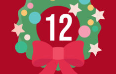 Free 12 Days Of Christmas Poster Template To Edit Online within 12 Days of Christmas Flyer Template