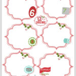 Free 12 Days Of Christmas Printable Tags {By Five Monkey Design With Regard To 12 Days Of Christmas Blank Template