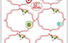 Free 12 Days Of Christmas Printable Tags {By Five Monkey Design with regard to 12 Days Of Christmas Blank Template