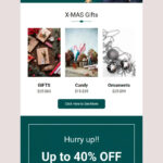 Free And Customizable Christmas Email Newsletter Templates In Christmas Email Blast Template