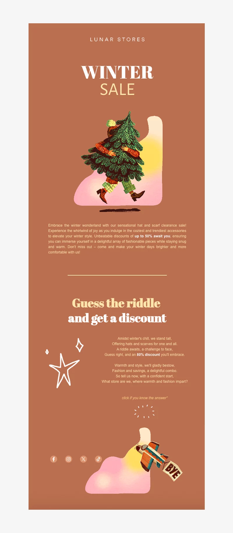 Free And Customizable Christmas Email Newsletter Templates within Christmas Email Template Design