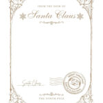 Free And Customizable Christmas Letter Templates | Canva Inside Blank Christmas Letter Template