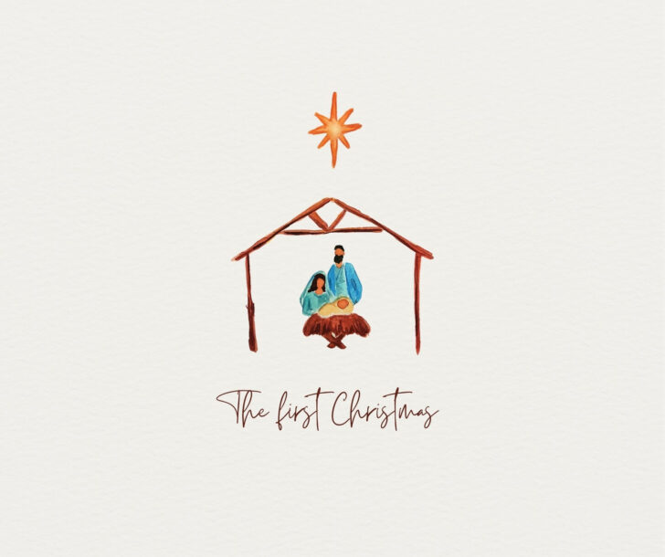 Christmas Card Template Religious