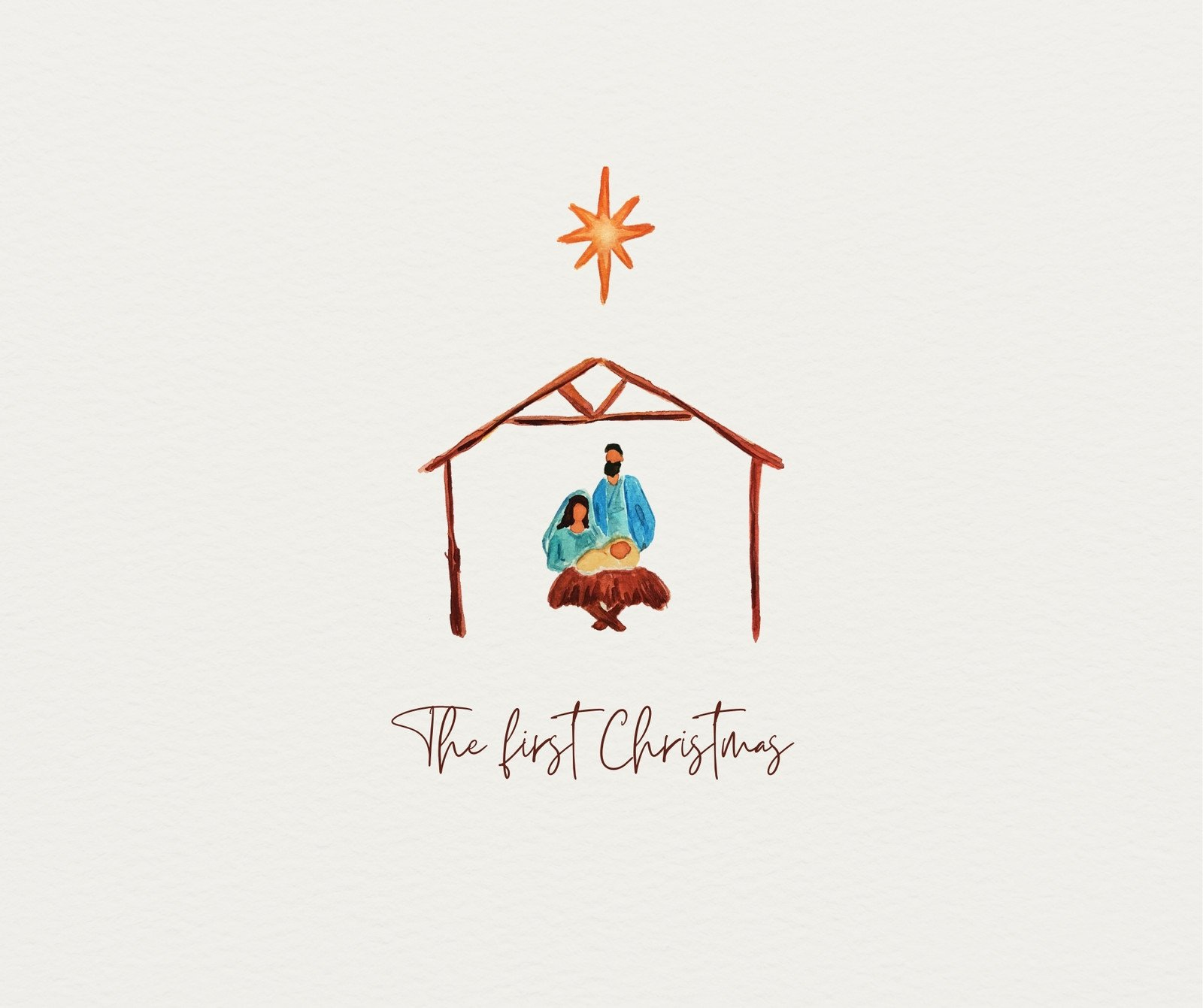 Free And Customizable Nativity Templates inside Christmas Card Template Religious