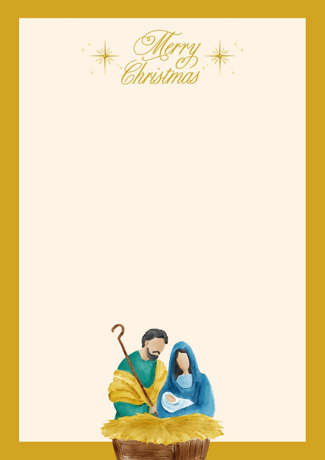 Free And Customizable Nativity Templates with regard to Christmas Card Template Christian