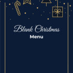 Free Blank Christmas Menu Template To Edit Online In Blank Christmas Menu Template