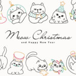 Free Cat Christmas Card Templates To Edit And Print | Canva For Cat Christmas Card Template