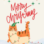 Free Cat Christmas Card Templates To Edit And Print | Canva Within Cat Christmas Card Template