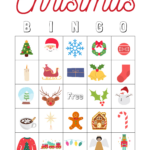 Free Christmas Bingo For Kids   Arinsolangeathome With Christmas Bingo Blank Template