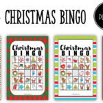Free Christmas Bingo Printable Inside Christmas Bingo Free Template