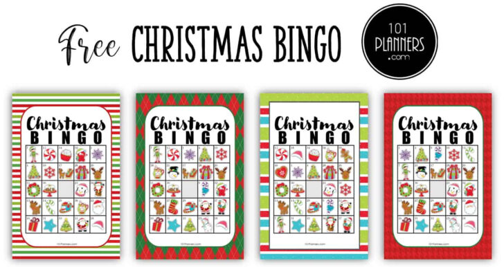 Christmas Bingo Template Printable