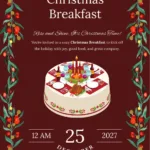 Free Christmas Breakfast Invitation Template For Google Docs Intended For Christmas Breakfast Invitation Template Free