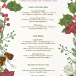 Free Christmas Brunch Menu Template For Google Docs Within Christmas Brunch Menu Template