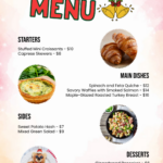Free Christmas Brunch Menu Template To Edit Online Within Christmas Brunch Menu Template