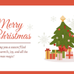 Free Christmas Card For Email Template To Edit Online Regarding Christmas Card Template Email