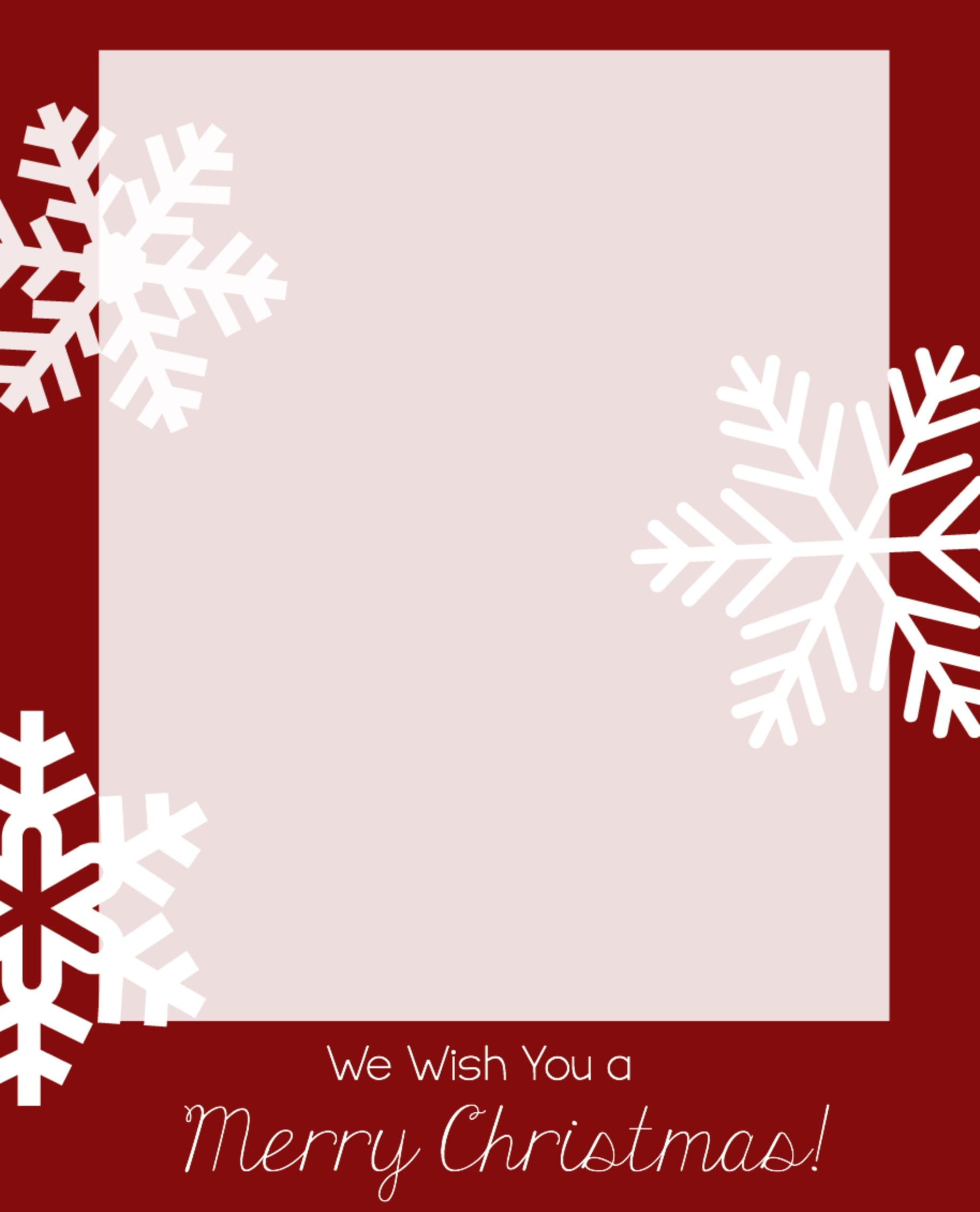 Free Christmas Card Templates - Crazy Little Projects intended for Blank Christmas Card Template Free