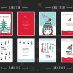 Free Christmas Card Templates For Photoshop & Illustrator   Brandpacks Intended For Christmas Card Free Template Photoshop