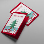 Free Christmas Card Templates For Photoshop & Illustrator   Brandpacks Regarding Christmas Card Free Template Photoshop