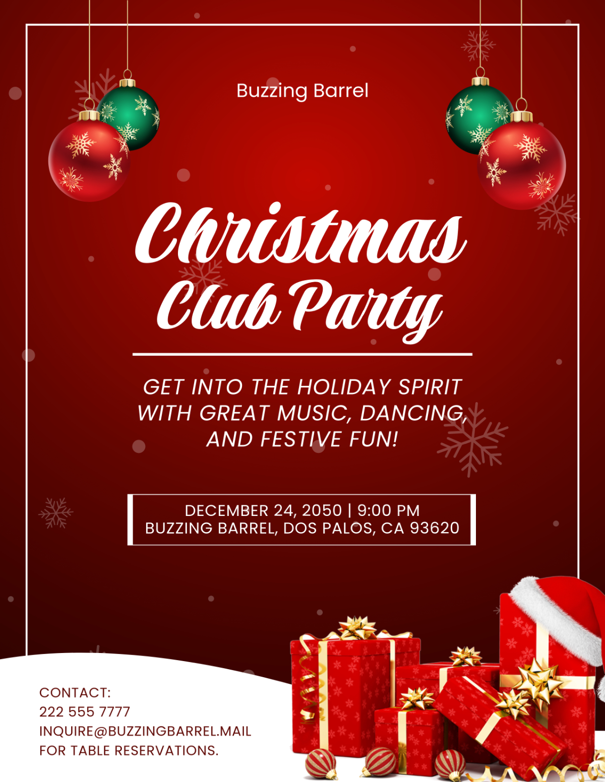 Free Christmas Club Flyer Template To Edit Online intended for Christmas Club Flyer Template