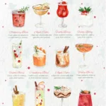 Free Christmas Cocktail Menu Template For Google Docs With Regard To Christmas Drink Menu Template