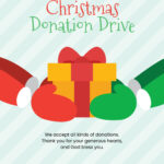 Free Christmas Donation Flyer Template To Edit Online In Christmas Donation Flyer Template