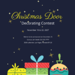 Free Christmas Door Decorating Contest Flyer Template To Edit Online In Christmas Decorating Contest Flyer Template