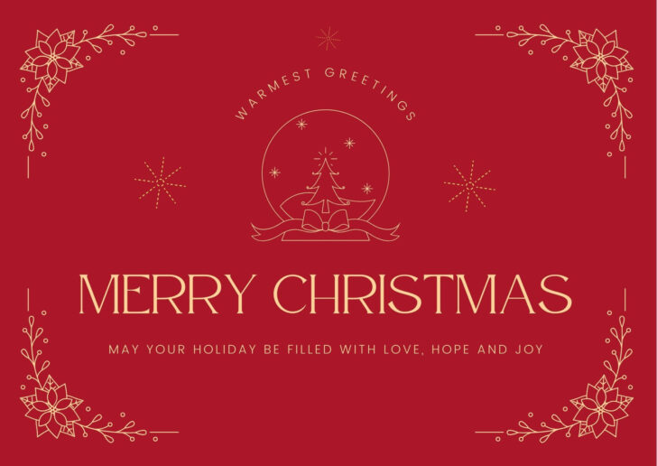 Christmas Ecard Free Template