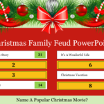Free Christmas Family Feud Ppt Template And Google Slides Throughout Christmas Family Feud Template Free