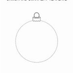 Free Christmas Ornament Template Printables & Outlines   Crazy Laura With Blank Christmas Ornament Template