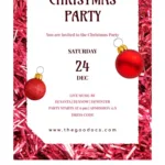 Free Christmas Party Invitation Template | Thegoodocs With Regard To Christmas Concert Invitation Template