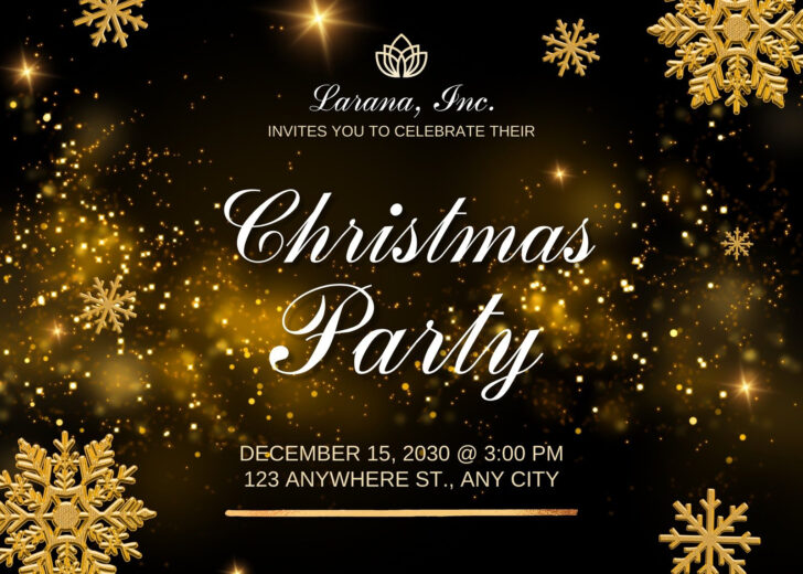 Christmas Eve Invitation Template Free Christmas Eve Invitation Template Free