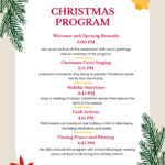 Free Christmas Program Design Template To Edit Online Regarding Christmas Carol Program Template