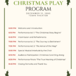 Free Christmas Program Templates, Editable And Printable Within Christmas Concert Program Template Free
