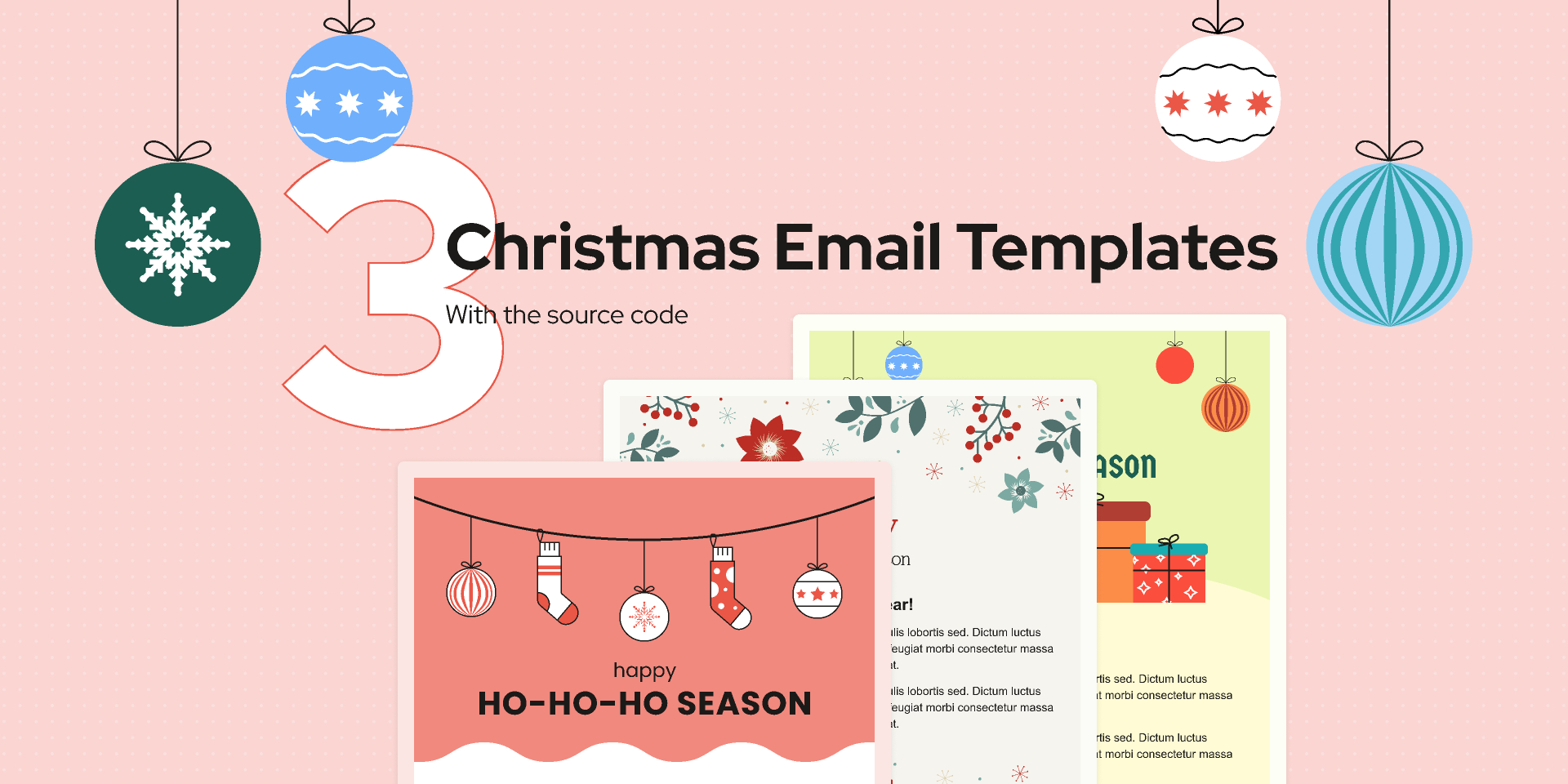 Free Christmas Responsive Email Templates | Figma throughout Christmas Email Free Template