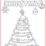 Free Christmas Tree Card With Regard To Christmas Card Coloring Template