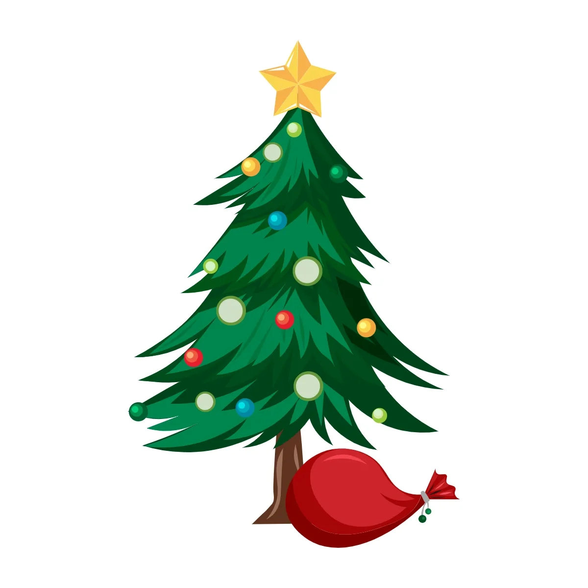 Free Classic Christmas Tree Clip Art Template To Edit Online inside Christmas Clip Art Template Free