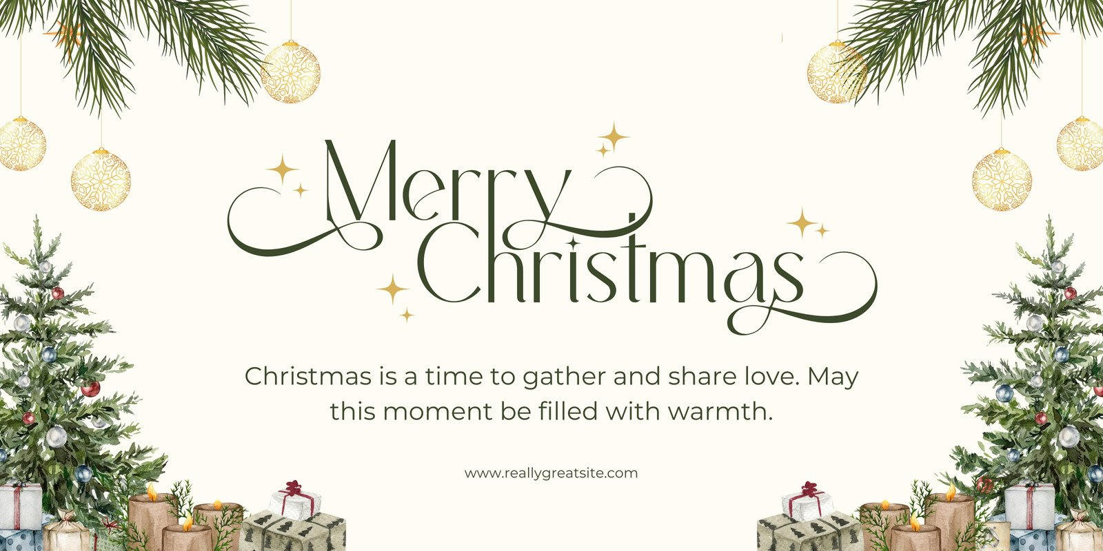 Free Custom Printable Christmas Banner Templates | Canva regarding Christmas Email Signature Template Free