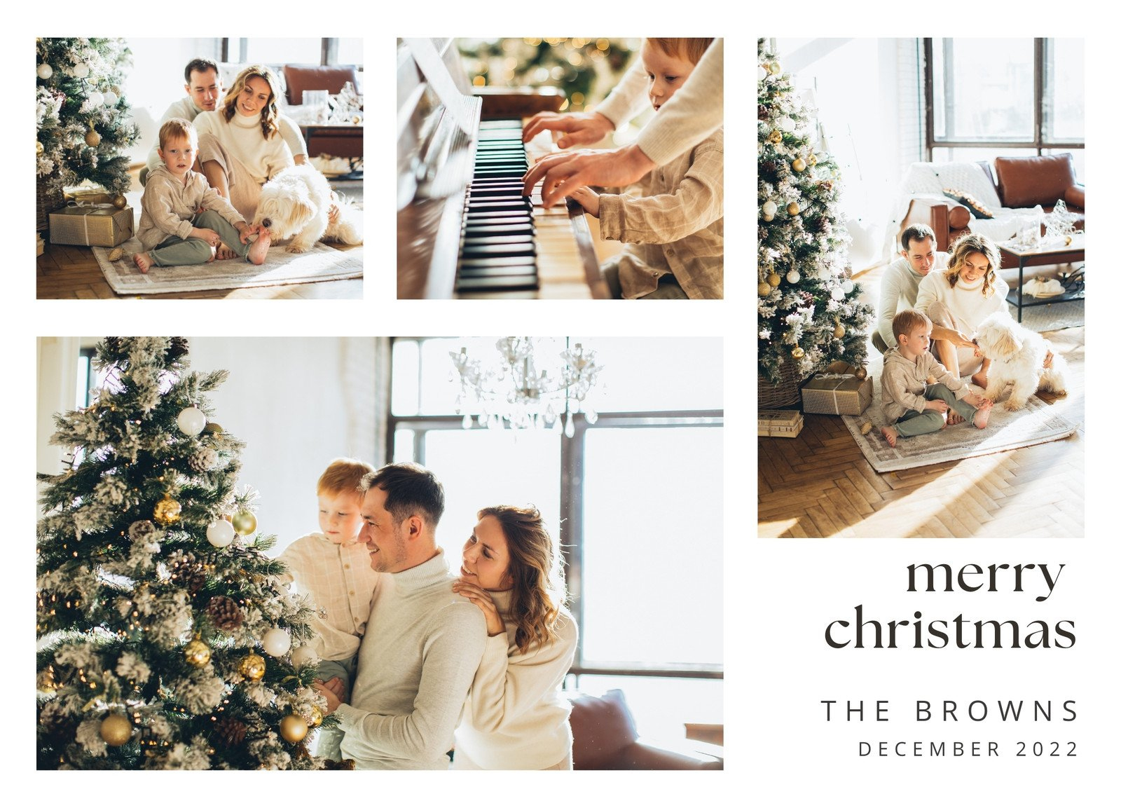 Free Custom Printable Christmas Card Templates | Canva for Christmas Card With Photo Template Free