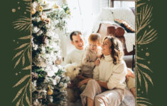 Free Custom Printable Christmas Card Templates | Canva in Christmas Card Family Photo Template