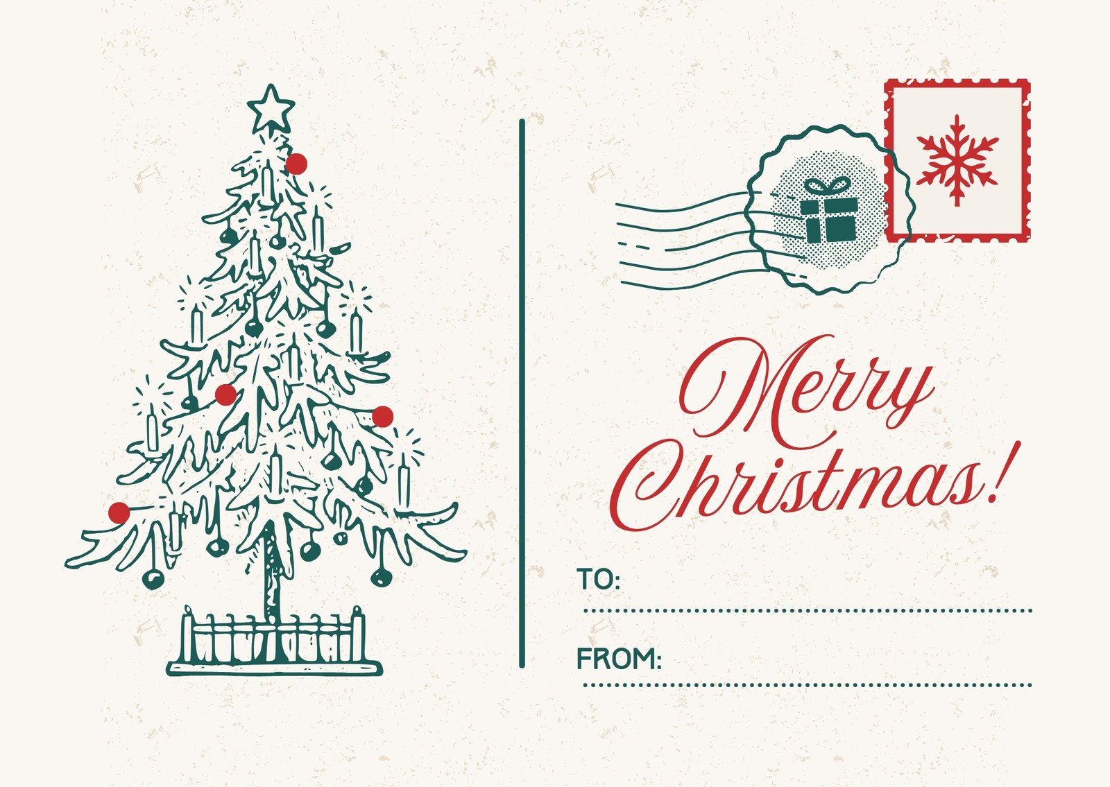Free Custom Printable Christmas Card Templates | Canva pertaining to Christmas Email Cards Free Template