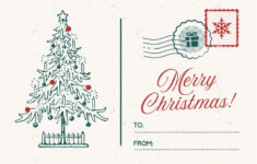 Free Custom Printable Christmas Card Templates | Canva with Christmas And New Year Greeting Card Template