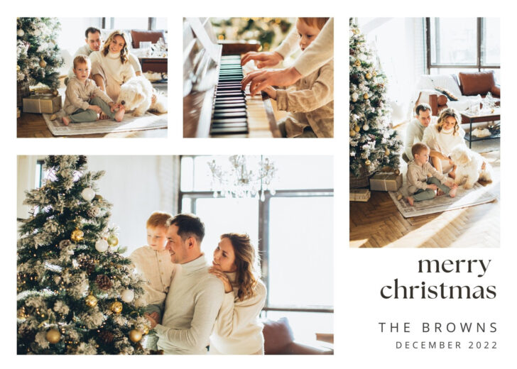 Christmas Card Template With Photo Insert Christmas Card Template With Photo Insert