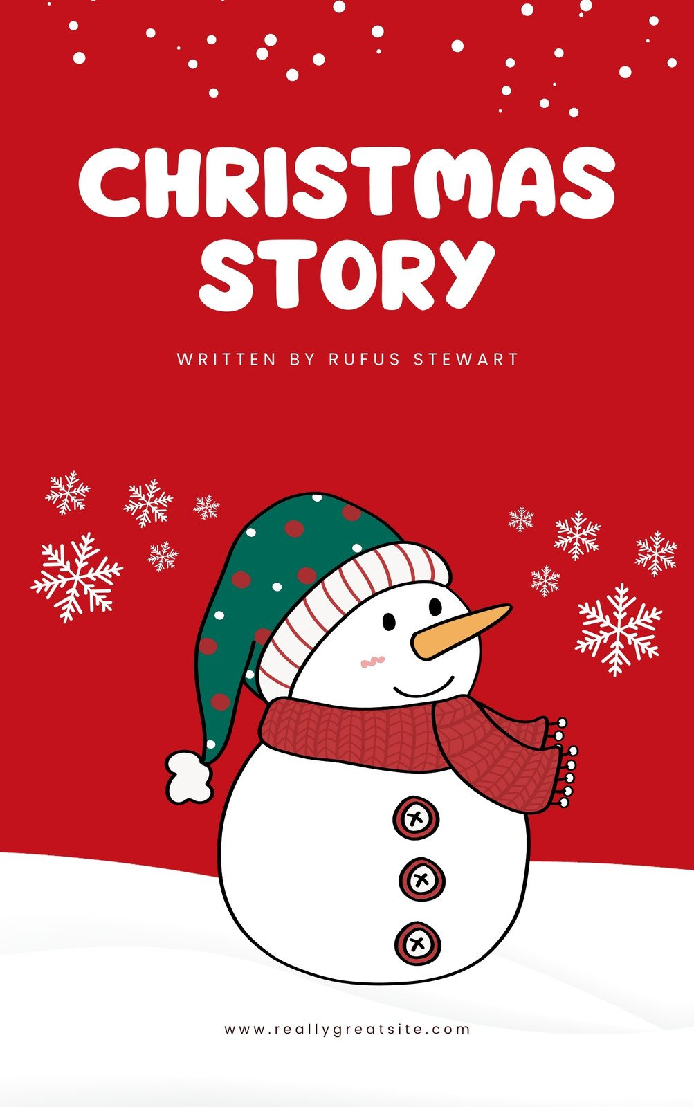 Free, Customizable Christmas Book Cover Templates | Canva in Christmas Book Cover Template