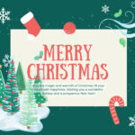 Free Customizable Christmas Facebook Post Templates | Canva Inside Christmas Card Template For Facebook