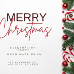 Free Customizable Christmas Facebook Post Templates | Canva Pertaining To Christmas Card Template For Facebook