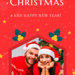 Free Customizable Christmas Instagram Story Templates | Dochipo Inside Christmas Story Christmas Card Template