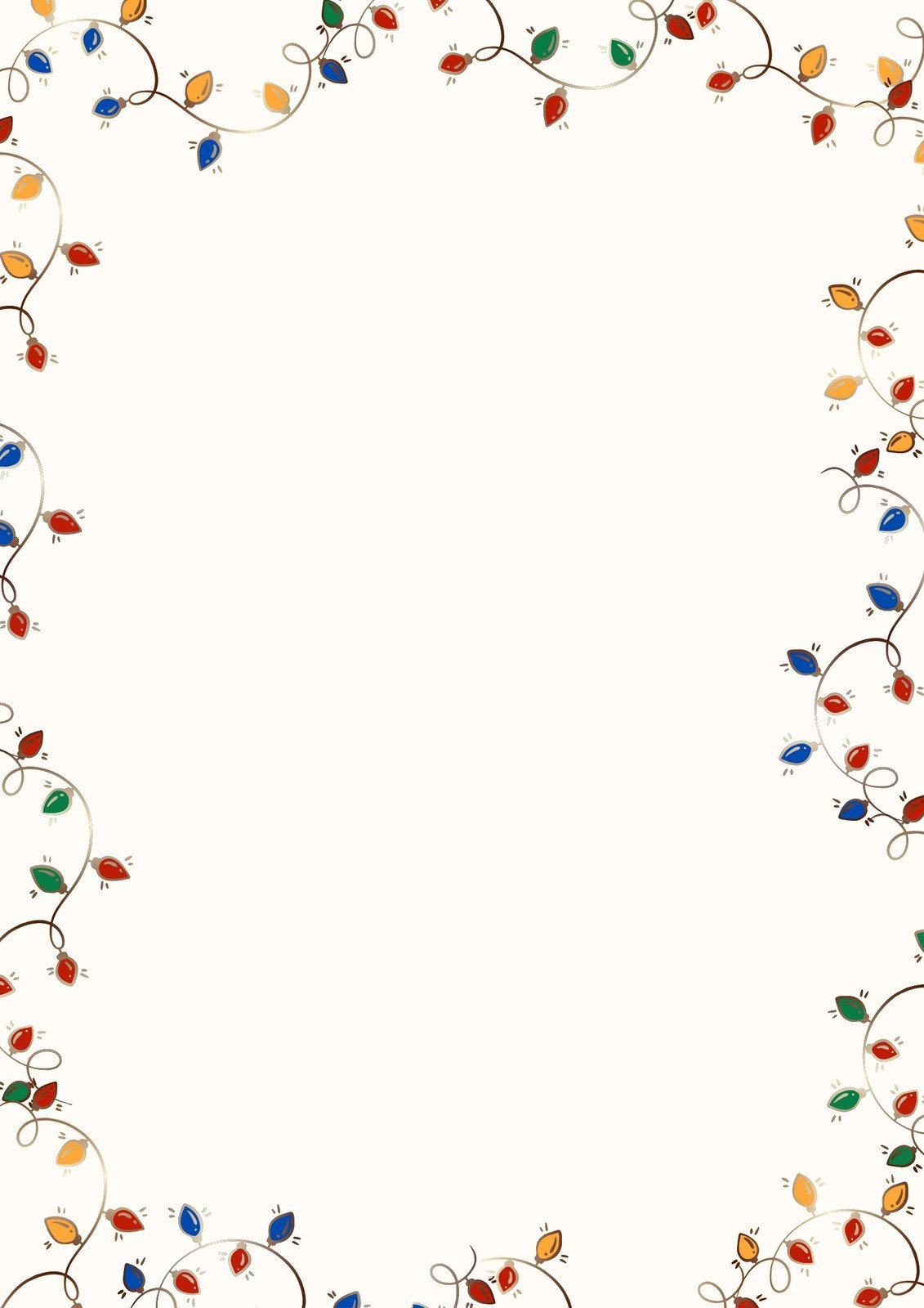 Free Customizable Christmas Page Border Templates | Canva in Christmas Border Template Free