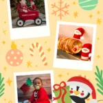 Free Cute Christmas Photo Collage Template To Edit Online With Christmas Card Photo Collage Template Free