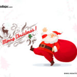 Free Download White Merry Christmas Banner Psd Template   Indiater Regarding Christmas Banner Template Free Download